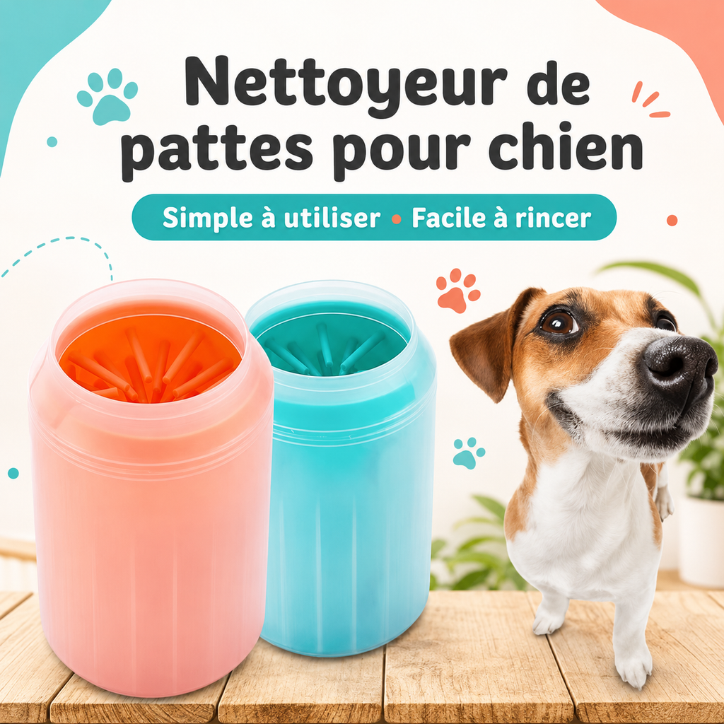Nettoyeur de Pattes pour Chien – Doux, Rapide et Pratique