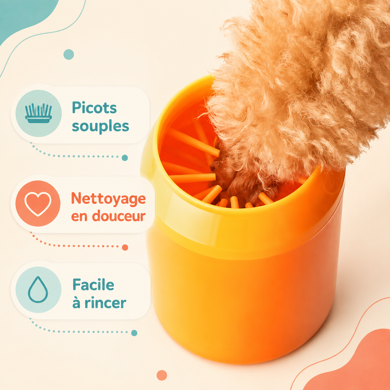 Nettoyeur de Pattes pour Chien – Doux, Rapide et Pratique