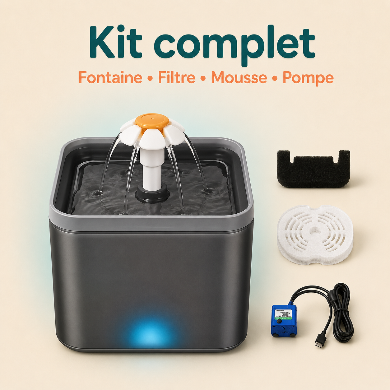 Fontaine à eau pour Chien et Chat