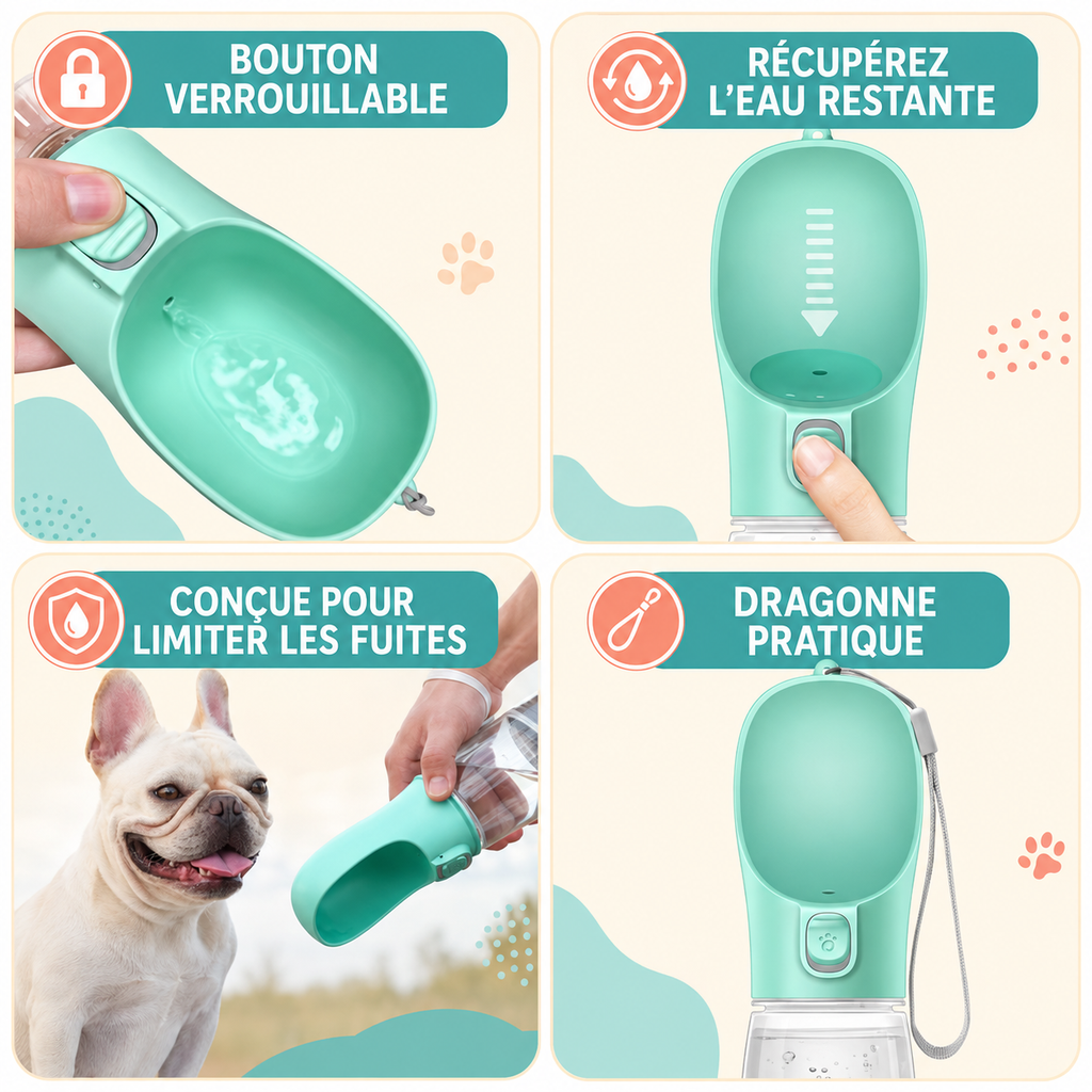 Bouteille de voyage pour boire