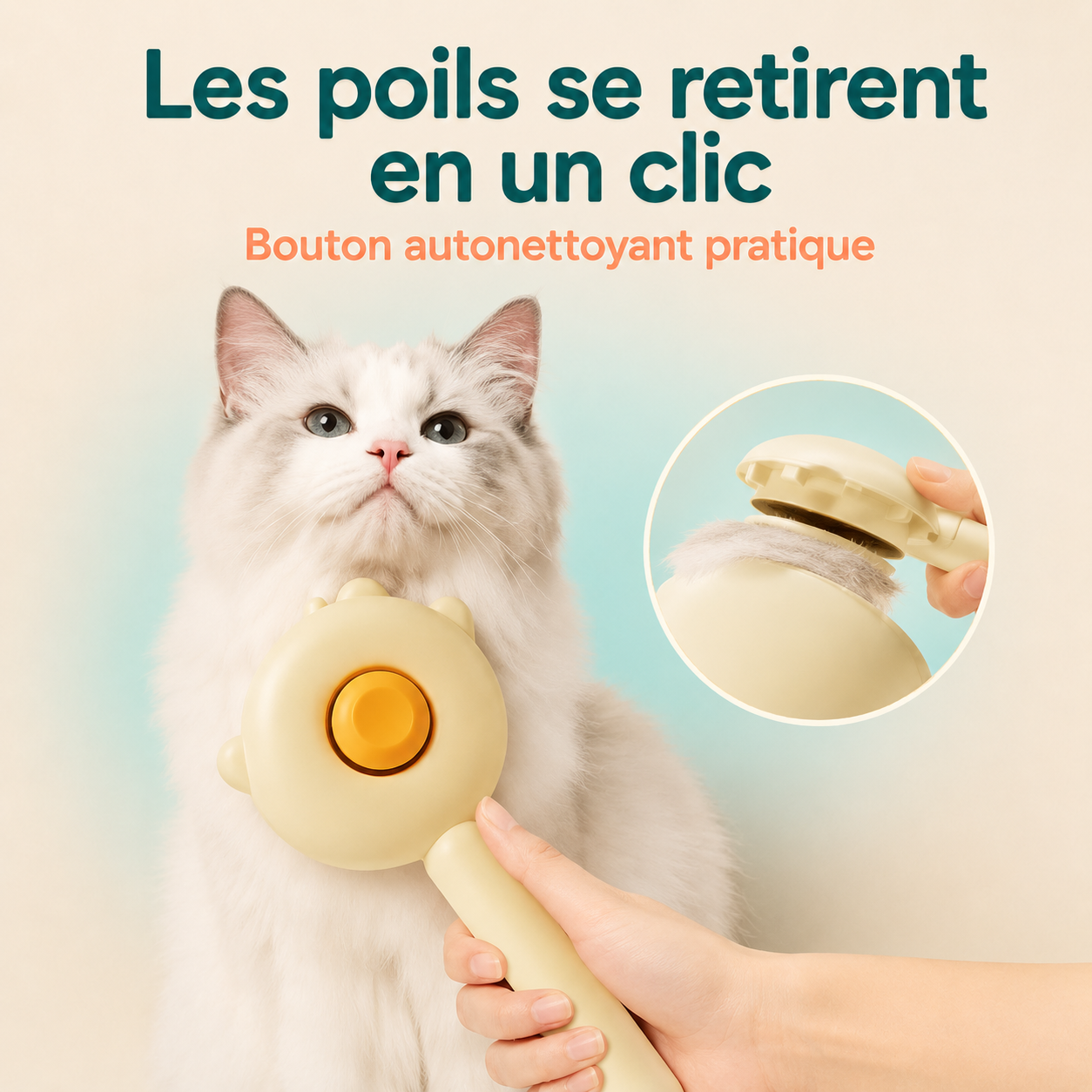 Brosse magique pour animaux