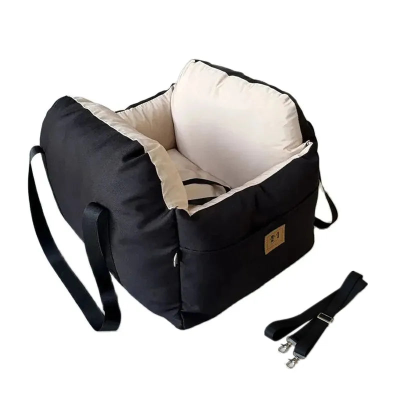 Siège de Voiture pour Chien avec Ceinture de Sécurité